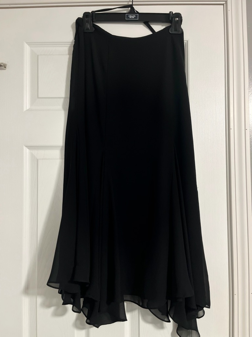 Chaps Black Skirt